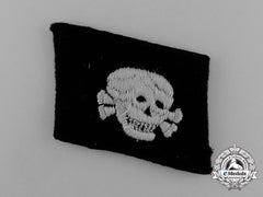 An Ss Totenkopf Skull Collar Tab .