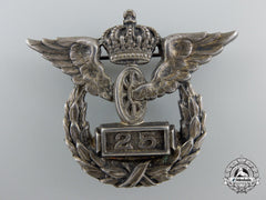 A Prussian Railroad 25 Years Service Badge By Wagner