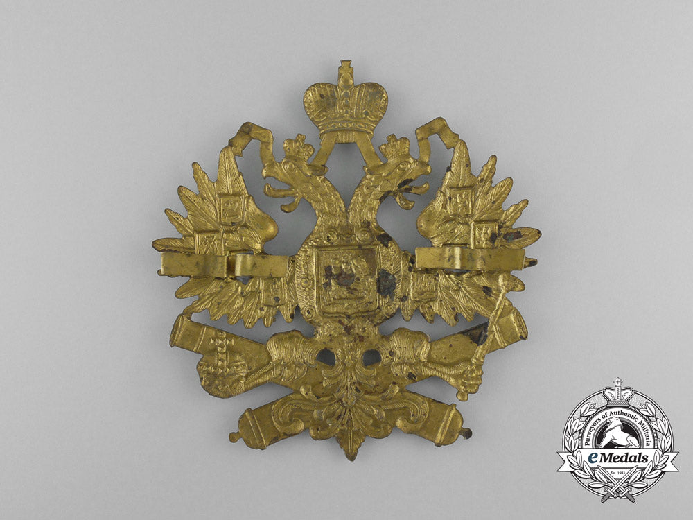 russia,_imperial._an_artillery_regiment_helmet_plate,_c.1916_e_3163