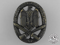 An Early & Mint General Assault Badge In Tombac