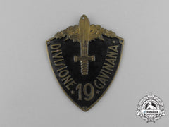 An Italian 19Th Infantry Division "Gavinana" Sleeve Shield