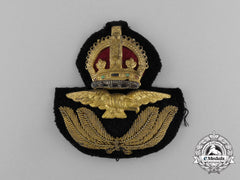 A Second War Royal Canadian Air Force (Rcaf) Officer's Cap Badge