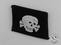 A Waffen-Ss Em/Nco’s Totenkopf Collar Tab