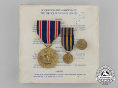 United States. A Civilian Vietnam Service Medal With Miniature & Lapel Pin