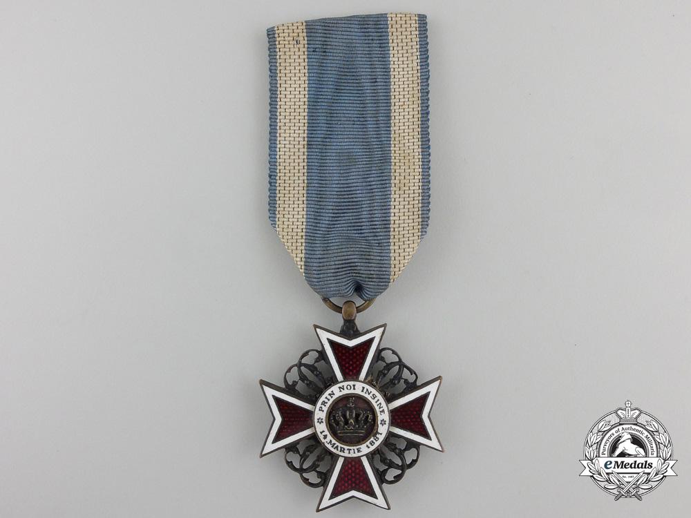 an_order_of_the_romanian_crown;1881-1932_knight's_cross_em237a