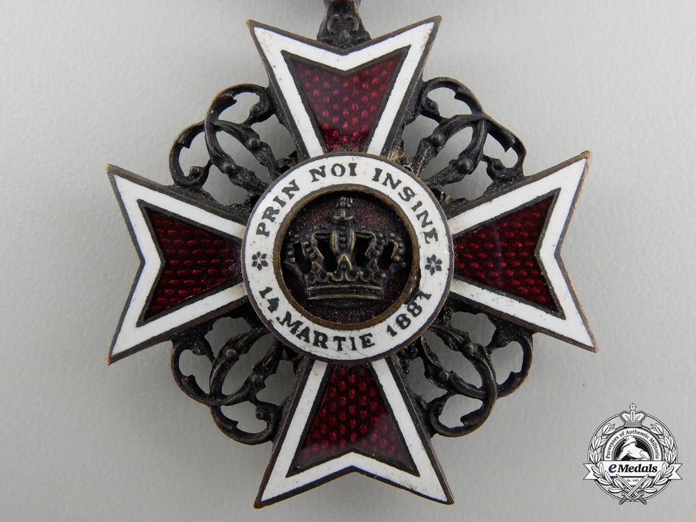 an_order_of_the_romanian_crown;1881-1932_knight's_cross_em237b