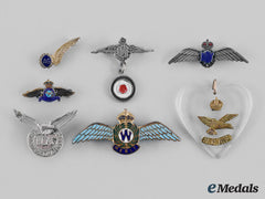 Canada, Commonwealth. A Lot Of Seven Royal Canadian Air Force (Rcaf) Badges