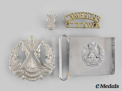 Canada. Four Cameron Highlanders Items