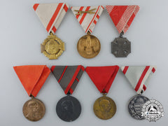 Seven Austro-Hungarian Medals & Awards