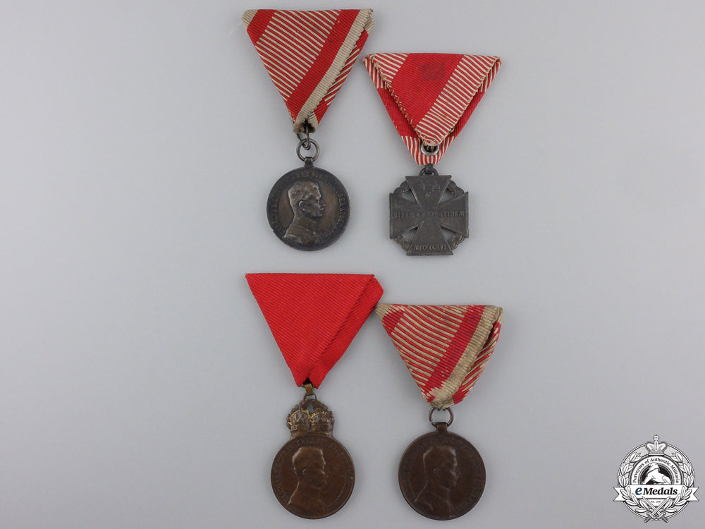four_austrian_first_war_medals_and_awards_four_austrian_fi_55316e3f83762