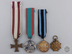 Four Polish Miniature Medals