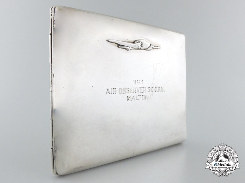 a_no.1_air_observer_school_silver_presentation_case_to_a_dominion_skyways_trophy_winner1943_g_455