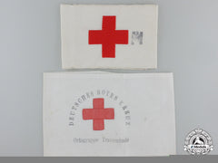 Two German Red Cross (Drk) Armbands