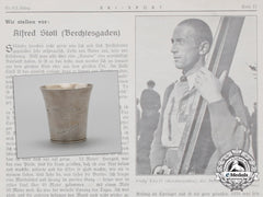 Germany, Luftwaffe. A 1933-34 Silver Trophy Presented By Göring To Ski Jump Champion