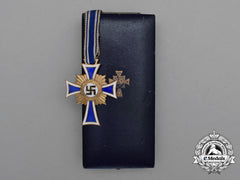 A Cased Third Reich Period 1St Class Cross Of Honour Of The German Mother By B.h. Mayer