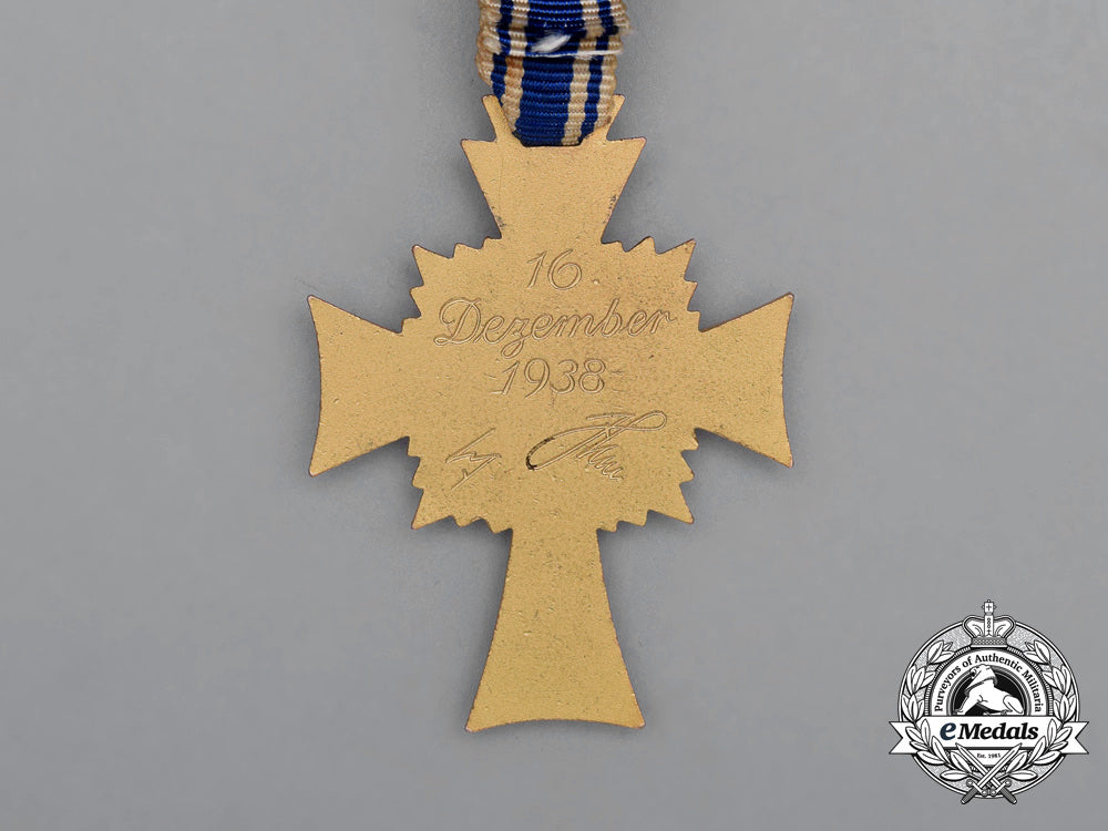 a_cased_third_reich_period1_st_class_cross_of_honour_of_the_german_mother_by_b.h._mayer_h_631_1