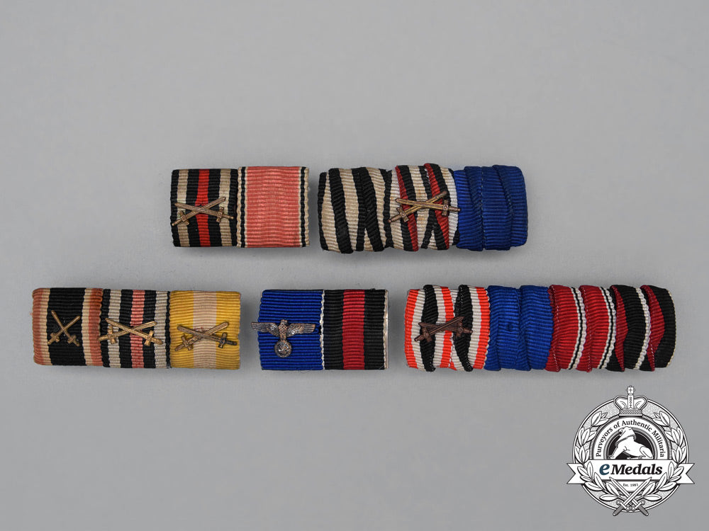 five_first_and_second_war_german_medal_ribbon_bars_h_851_1