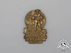 A 1938 “With The Kdf To The International Craftsmen Exhibition In Berlin” Badge