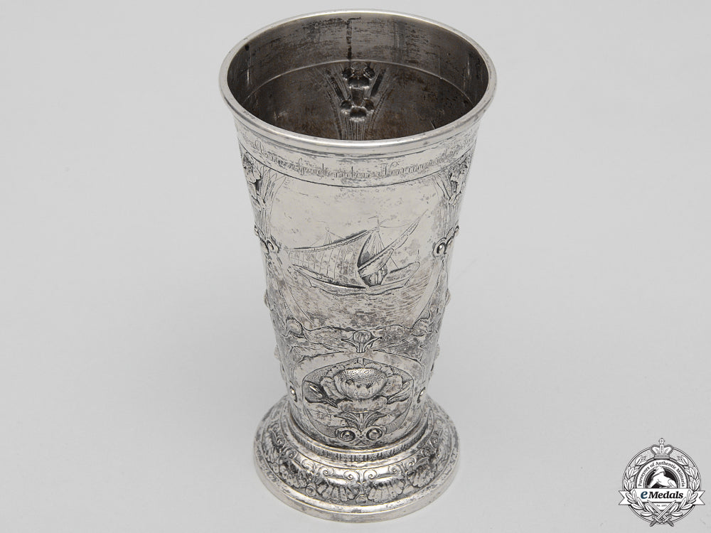 a_german_imperial_naval_officer_corps_goblet_to_retiring_lieutenant_commander_jacobs_i_847