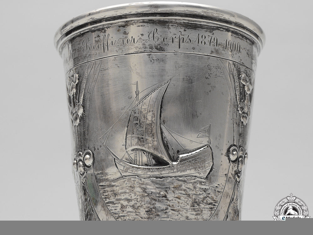 a_german_imperial_naval_officer_corps_goblet_to_retiring_lieutenant_commander_jacobs_i_851