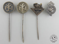 Four Second War German Pins