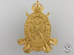 Canada. An Infantry Corps Officer's Cap Badge