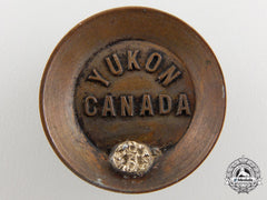 A Rare First War Yukon Infantry Company Collar Badge