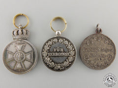 Three Miniature German Imperials Medals And Awards