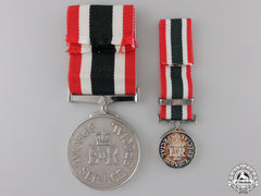 A Canadian Special Service Medal With Miniature