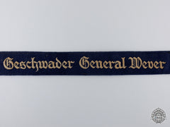 A Luftwaffe Officers General Wever Cufftitle; Tunic Removed