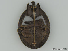 An Early Tombac Tank Badge; Bronze Grade