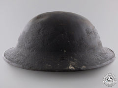 A First War Helmet Of T.parton; 15Th Canadian Infantry Battalion