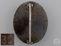 A Silver Grade Wound Badge By Hauptmunzant