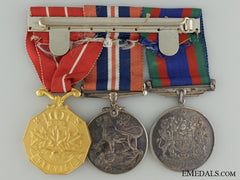 A Wwii Canadian Forces Decoration Medal Group To Sgt. Williamson