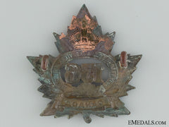 Wwi 156Th Infantry Battalion Cap Badge Cef