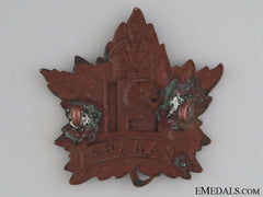 Wwi 21St Battalion Cap Badge Cef