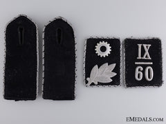 Ix/60 Scharführer Teno Collar Tabs & Shoulder Board Insigniaconsign. #11