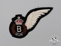 A Second War Royal Canadian Air Force (Rcaf) Bombardier (B) Wing