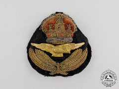 A Second War Royal Canadian Air Force (Rcaf) Officer's Cap Badge