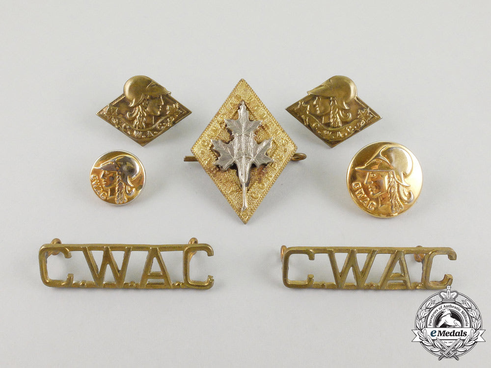 a_canadian_women's_army_corps_seven_piece_insignia_group_k_996_1