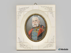Austria, Imperial. A Miniature Portrait Of Franz Joseph, After L. Horowitz
