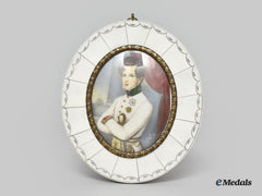 Austria, Imperial. A Hand-Painted Portrait Of Napoleon Ii