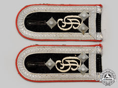 Germany, Heer. A Rare Set Of Panzergrenadier Division Großdeutschland Flak/Artillery Stabsfeldwebel Shoulder Straps