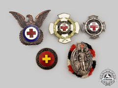 Germany. A Mixed Lot Of Red Cross Badges