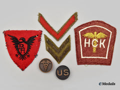 United States. Six First War Aef Medical Corps Hospital Center At Kerhuon, France Insignia
