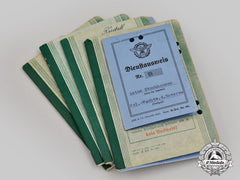 Germany, Ordnungspolizei. A Mixed Lot Of Service Books
