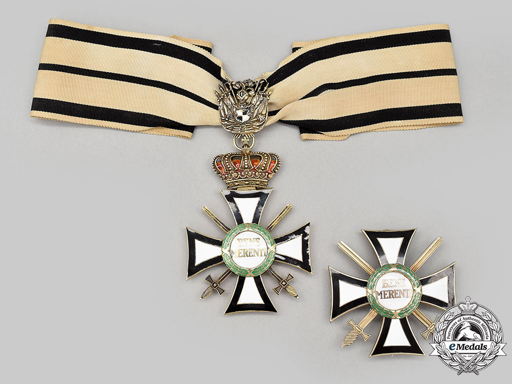 hohenzollern,_state._an_order_of_bene_merenti,_grand_master_cross_with_swords,_by_hemmerle,_c.1940_l22_mnc1368_216_1_1_1