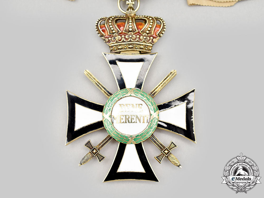 hohenzollern,_state._an_order_of_bene_merenti,_grand_master_cross_with_swords,_by_hemmerle,_c.1940_l22_mnc1370_219_1_1_1