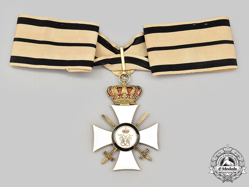 hohenzollern,_state._an_order_of_bene_merenti,_grand_master_cross_with_swords,_by_hemmerle,_c.1940_l22_mnc1374_218_1_1_1