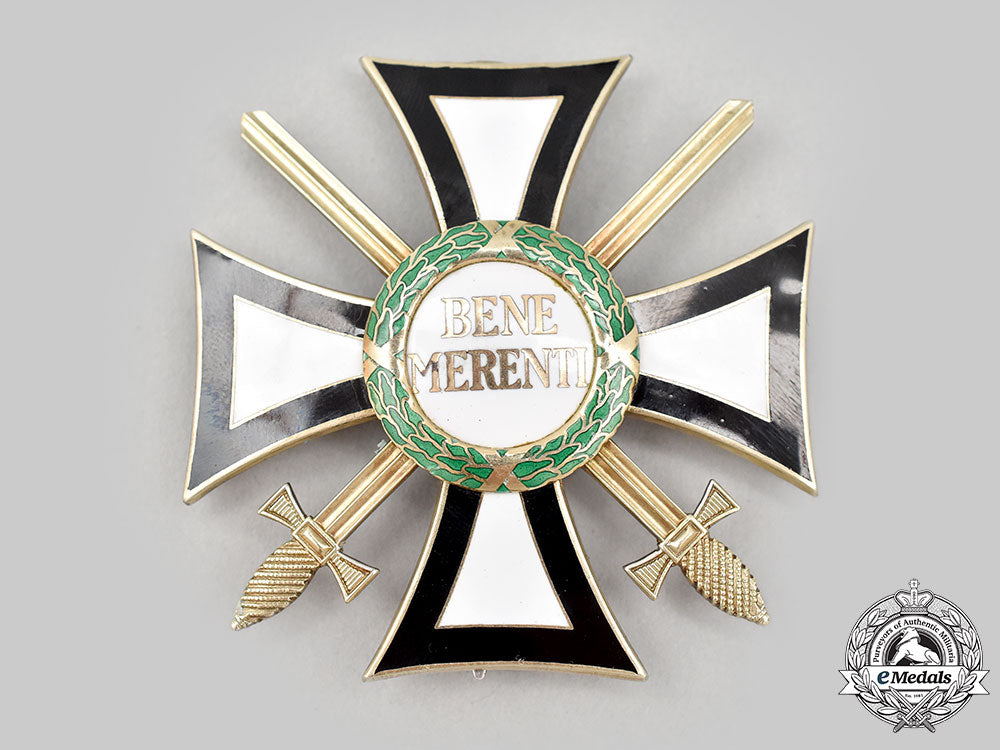 hohenzollern,_state._an_order_of_bene_merenti,_grand_master_cross_with_swords,_by_hemmerle,_c.1940_l22_mnc1378_221_1_1_1